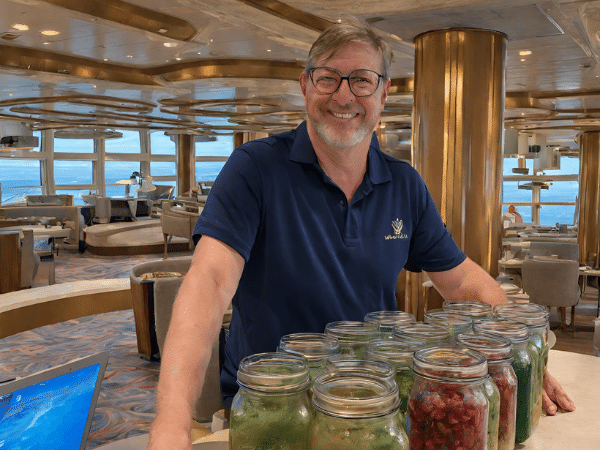 Yours Truly in The Mason Jar on Wonder of the Seas